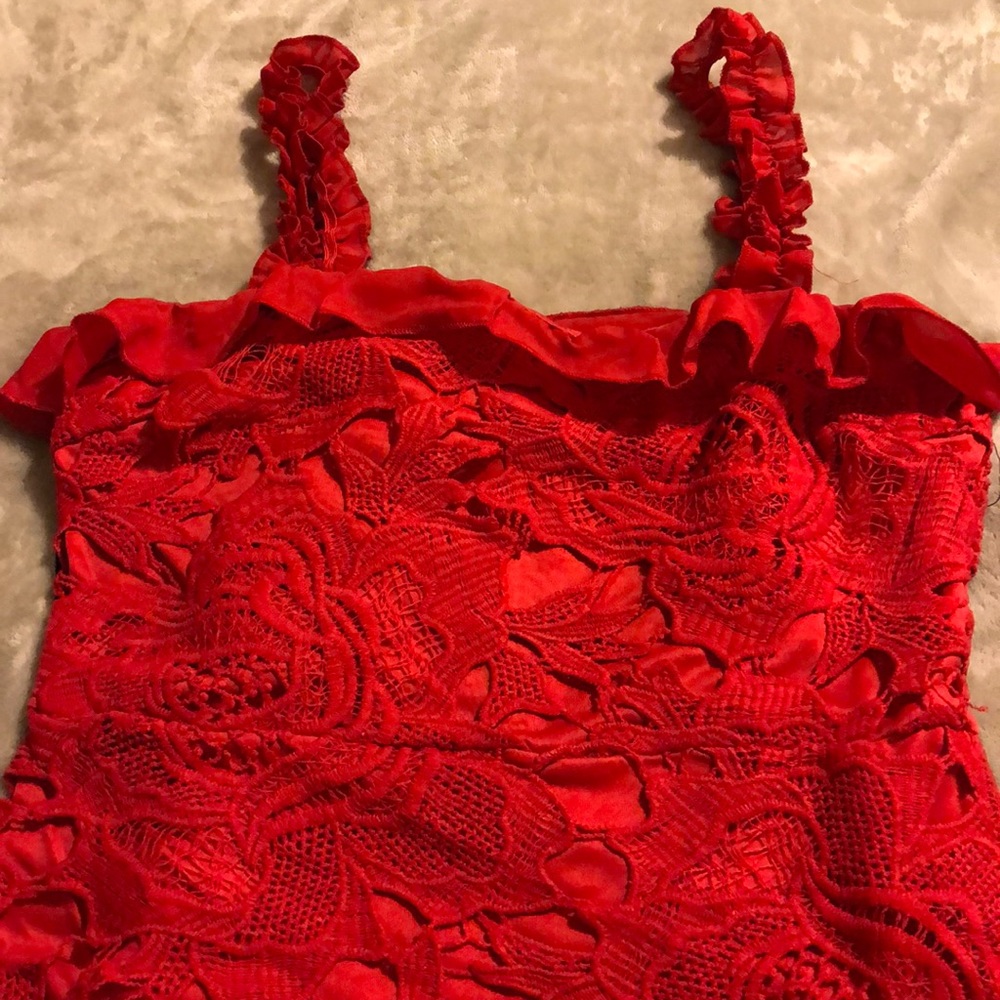 Red dress